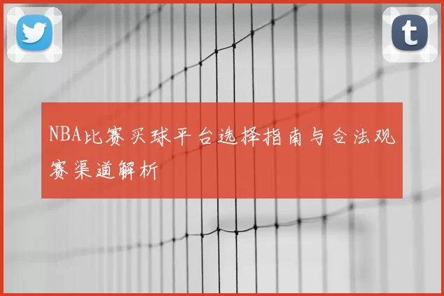 NBA比赛买球平台选择指南与合法观赛渠道解析